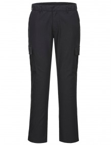 Portwest S231 Stretch Slim Combat Trouser Black Workwear